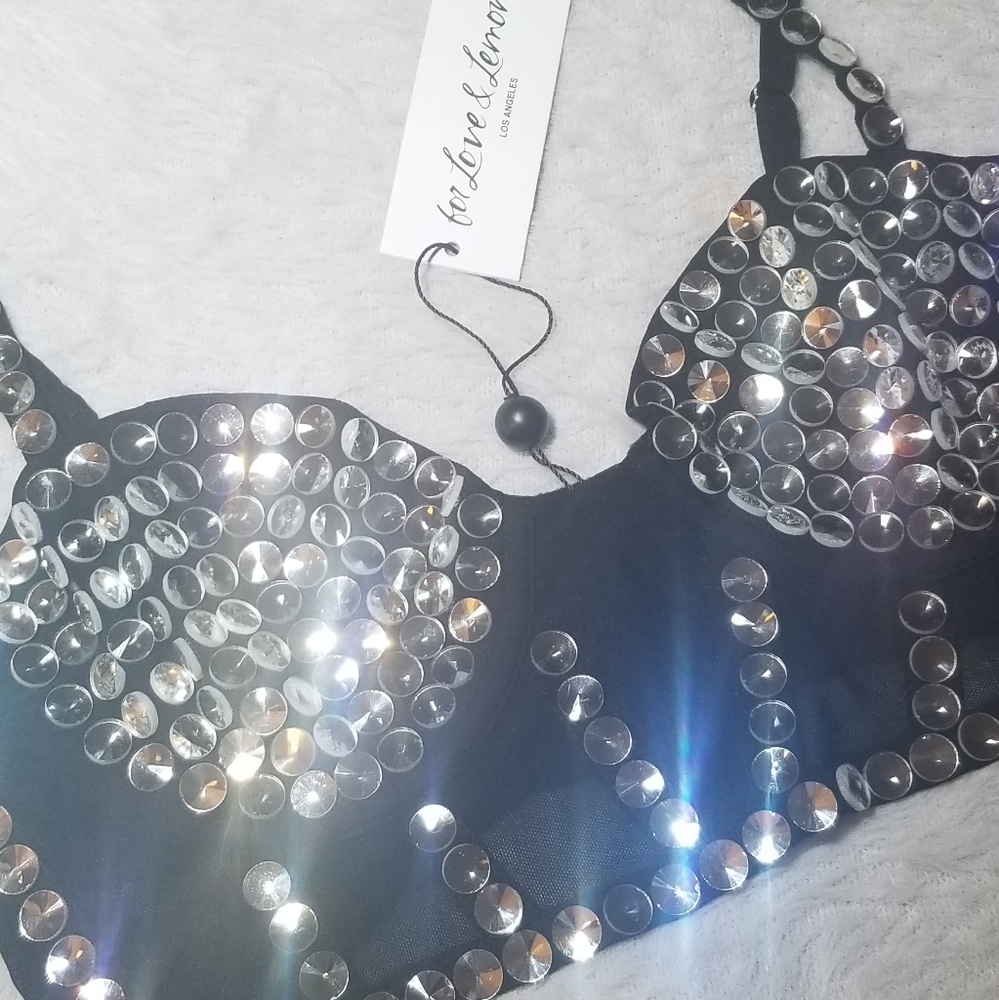 For Love and Lemons Jackpot Longline Bra🖤 - Picture 10 of 16